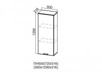 Пенал-надстройка 500 ПН500-720 Волна 500х1290х316