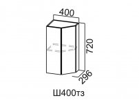 Шкаф навесной торцевой закрытый Ш400тз Модус СВ 400х720х296